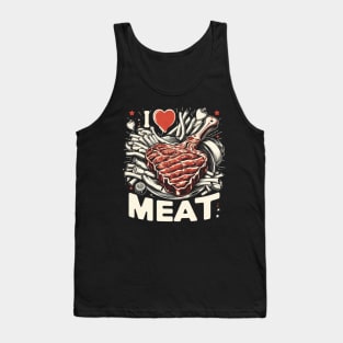 I Love Steak Tank Top